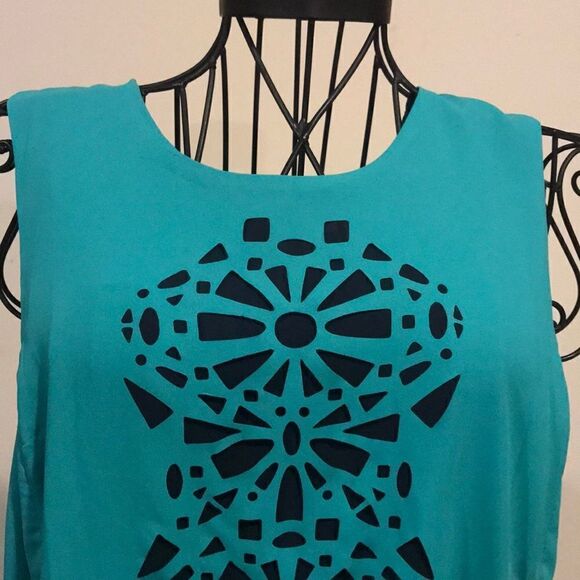 Gibson Latimer Lattice Cut Out Tank - Size Large - Picture 2 of 7